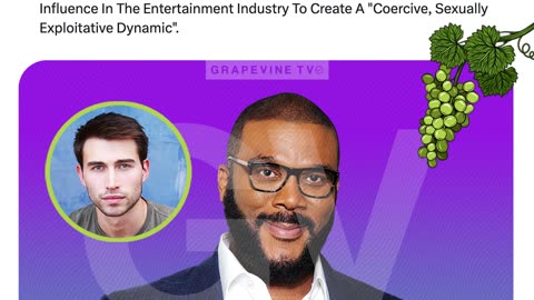 Tyler Perry Accused Of Sexual Assault From Actor Derek Dixon.