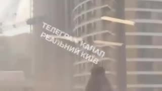 Insane Weather in Kyiv Brings Down Construction Crane
