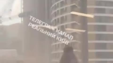Insane Weather in Kyiv Brings Down Construction Crane