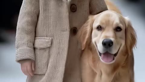 Cute baby fashion show with cute animal