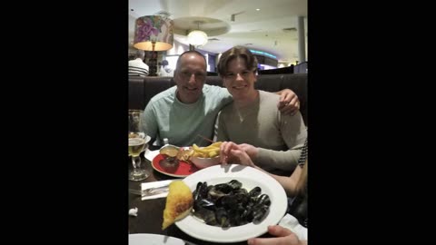 Mark Clark Portrush Taylor Clark in Milan, UK, Ireland with family and friends 2023..