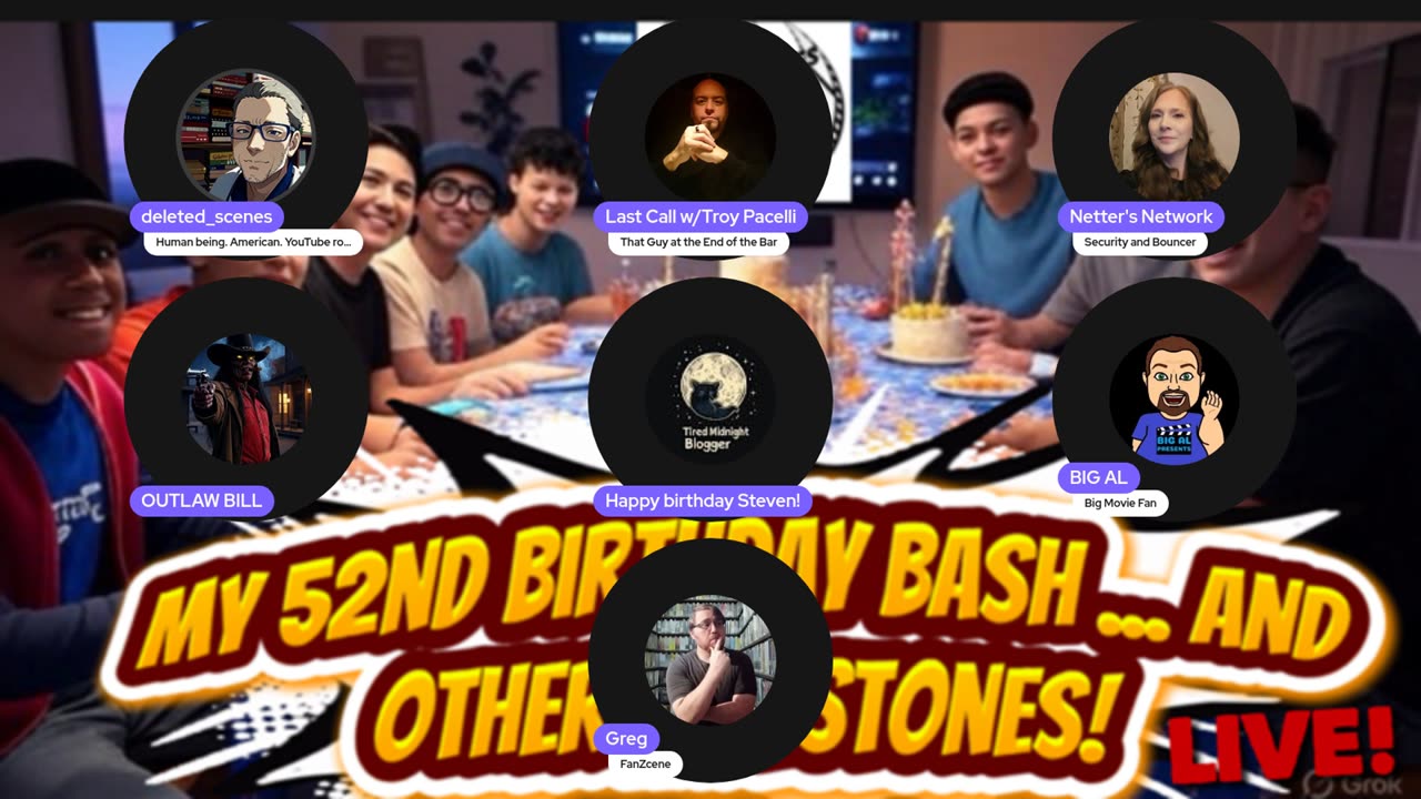 My 52nd Birthday Bash ... and other miklestones!