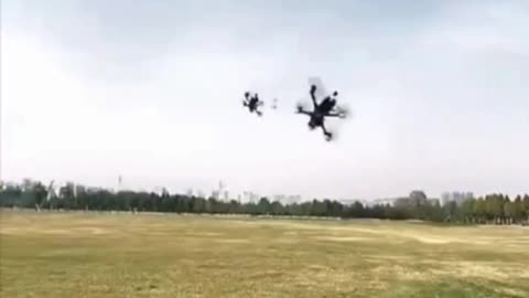 Chinese Drone swarms