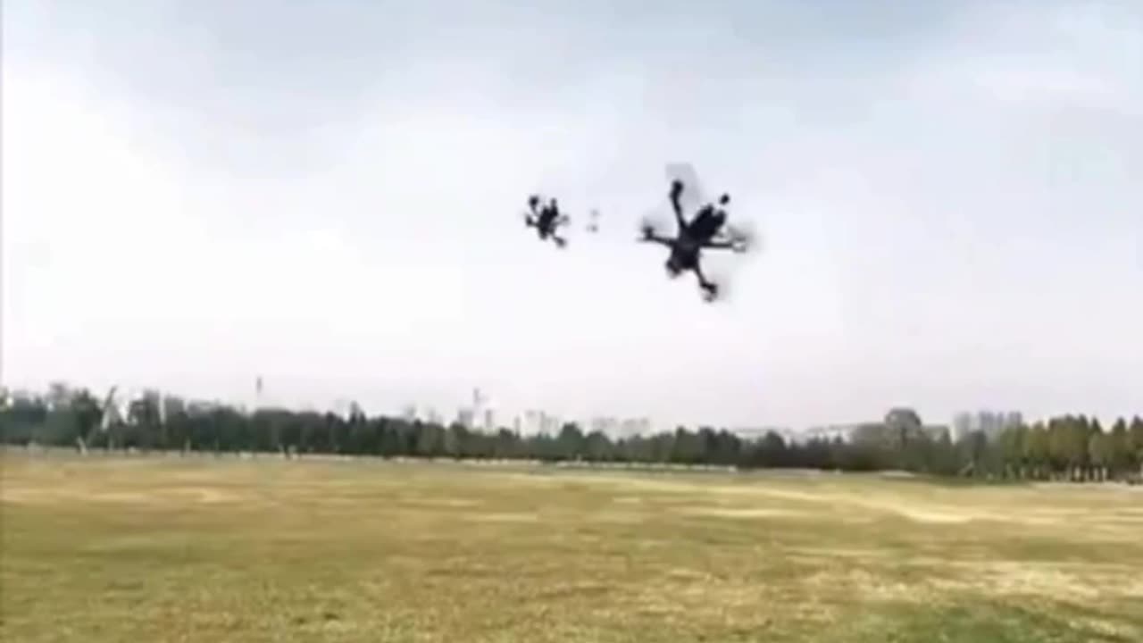 Chinese Drone swarms