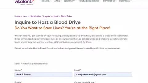 Inquire to Host a Blood Drive