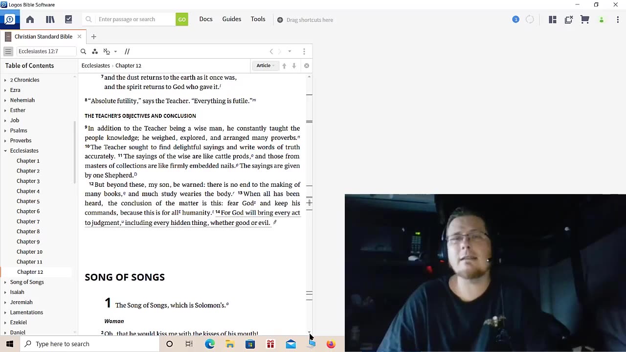 I have set aside my desires because im afraid [The Bride of Christ]