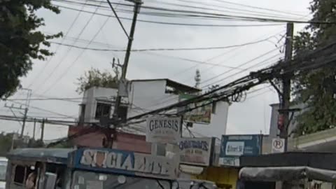 Sidewalk View Along G. Del Pilar Street in Marikina City, Philippines