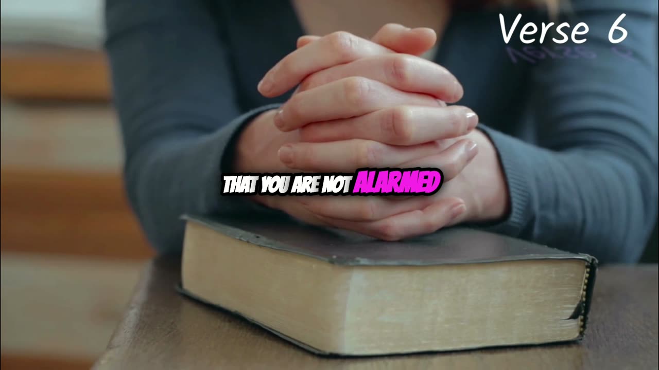 Bible Verse for the day. the Coming End