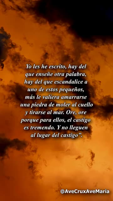 casigos alos que pudieron evangelizar y no lo hicieron, vidente Oliva Arias de Garagoa