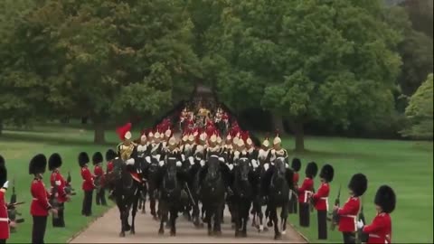 President Trump and the First Lady receive a marvelous welcome to Windsor Castle