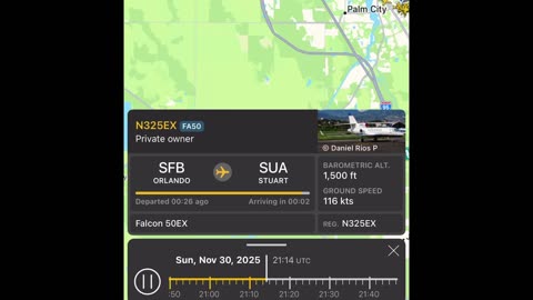 Stuart Airport jets approaching low from Port Saint Lucie