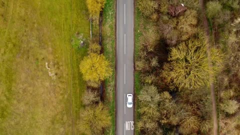 Vehicle, nature, drone free stock video.