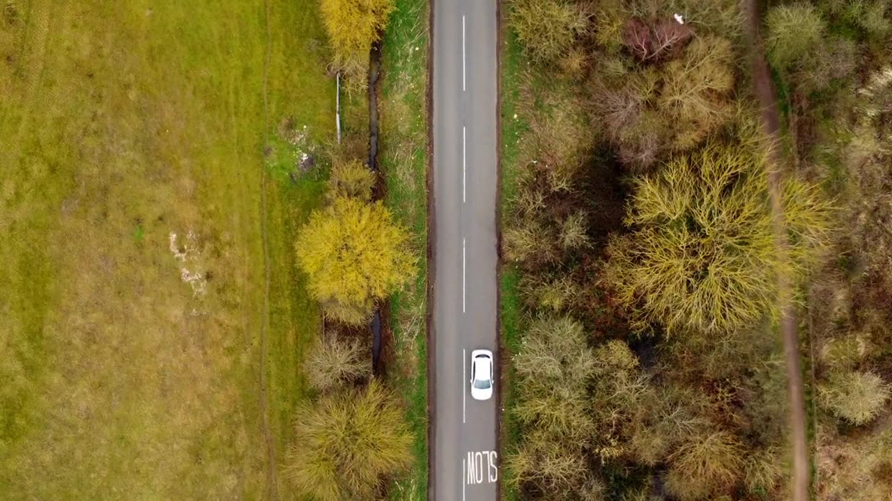 Vehicle, nature, drone free stock video.