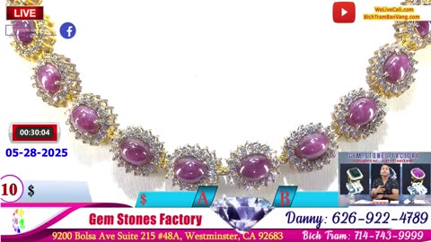 Tiem Vang Gem Stones Factory 05-28-2025 | STAR RUBY | GIA GEMSTONES #welivecali #gemstonesfactory