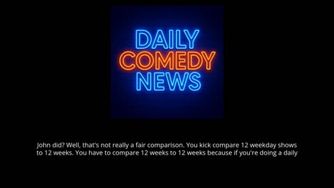 Dave Chappelle's Summer Shows PLUS Is Mulaney's talk show OVER?
