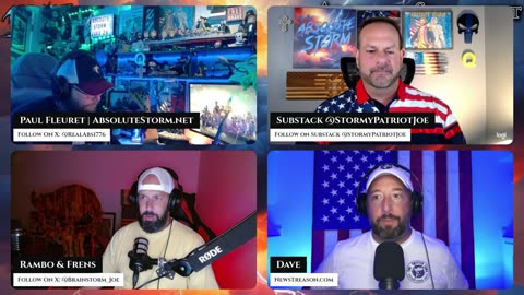 Absolute Storm Ep 49 9pm EST w/ Joe Rambo & Newstreason Dave Afghan Dig|PP|OurSacredHonor