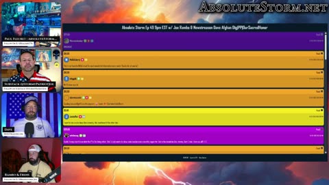 Absolute Storm Ep 49 9pm EST w/ Joe Rambo & Newstreason Dave Afghan Dig|PP|OurSacredHonor