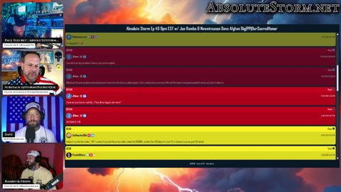Absolute Storm Ep 49 9pm EST w/ Joe Rambo & Newstreason Dave Afghan Dig|PP|OurSacredHonor