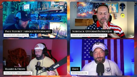 Absolute Storm Ep 49 9pm EST w/ Joe Rambo & Newstreason Dave Afghan Dig|PP|OurSacredHonor