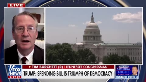 GOP representative explains flipping on Trump's budget measure with "SIMPLE MATH."