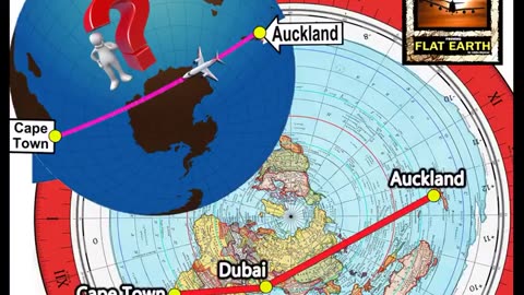 25 flight routes that are only possible on a flat earth 👌