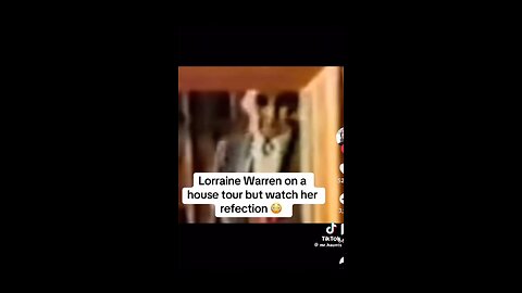 Haunting reflection of Lorraine Warren