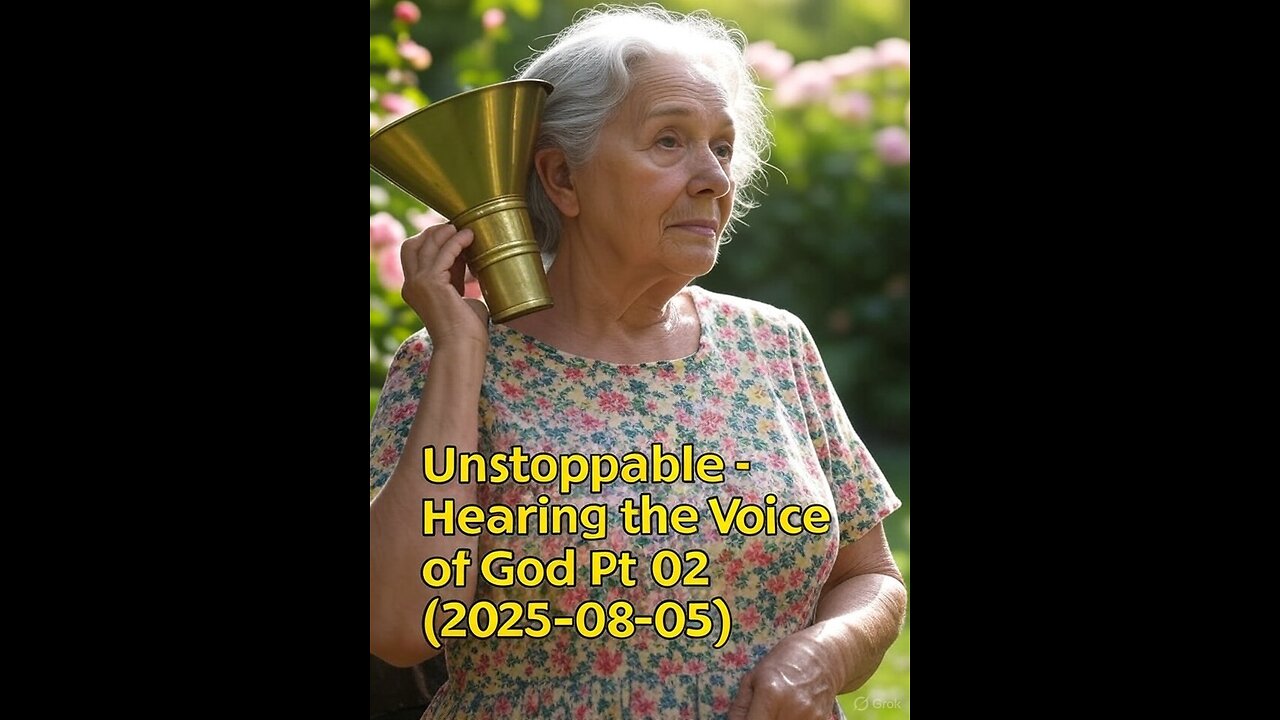 Unstoppable - Hearing the Voice of God Pt 02 (2025-08-05)