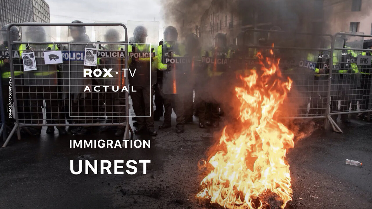 ROX• TV | Netherlands: Violence erupts at anti-immigration protest