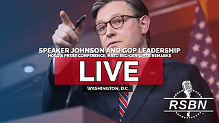 LIVE: Speaker Johnson and GOP Leadership Press Conference; NATO Sec-Gen Gives Remarks - 10/22/25
