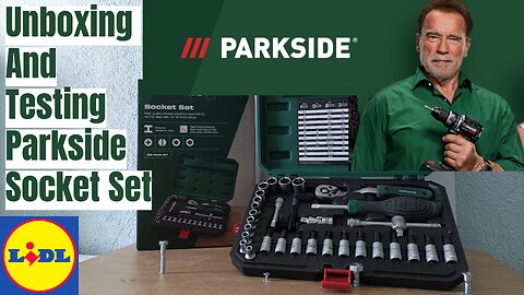 Arnold Schwarzenegger's Favorite Tools / Unboxing and Testing Parkside Socket Set Tools