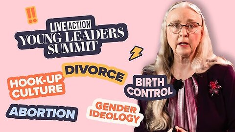 What the Culture Gets WRONG About Sex: Dr. Jennifer Morse at the Young Leaders Summit