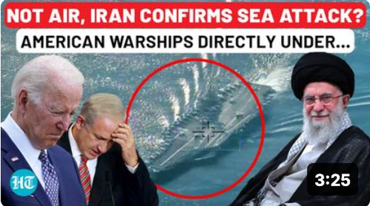"Khamenei's Drones Threaten U.S Warships: Iran Hints at 3rd Major Naval Attack"