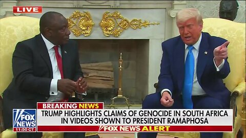South African president said he doest have a plane to bribe Trump
