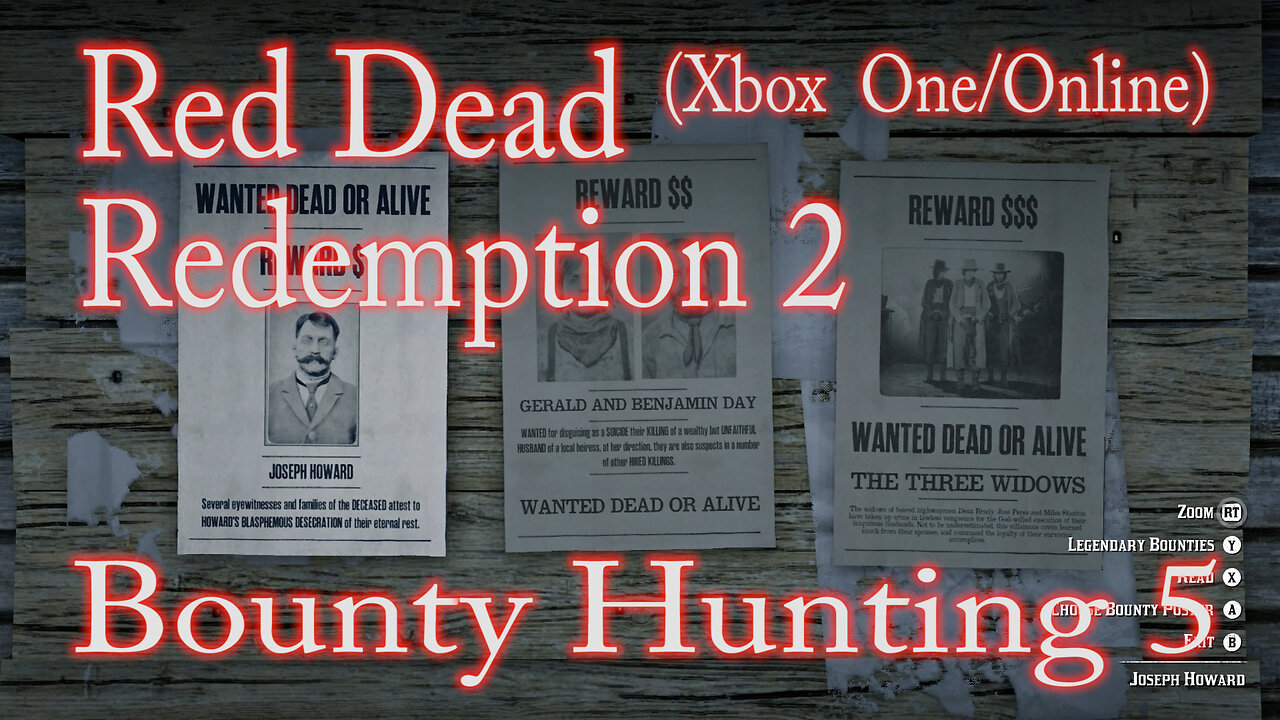 Red Dead Redemption 2 (Xbox One/Online) Bounty Hunting 5