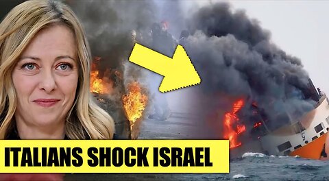 CHAOS in Italy! Israeli Ships Set ABLAZE After Netanyahu Resumes Bombing Gaza