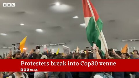 Protesters break into COP30 venue in Brazil |
