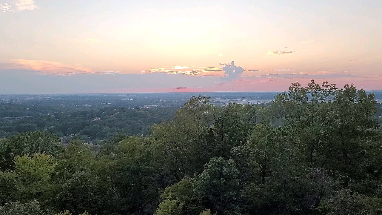 Birmingham at sunset