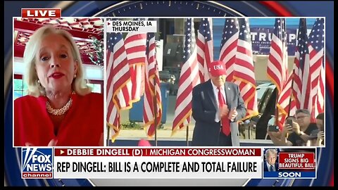 Rep Debbie Dingell Whines About The Big Beautiful Bill
