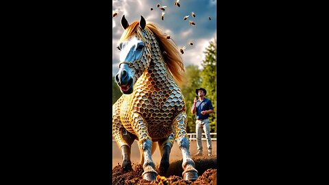 ek horse 🐴 madhumakkhi se