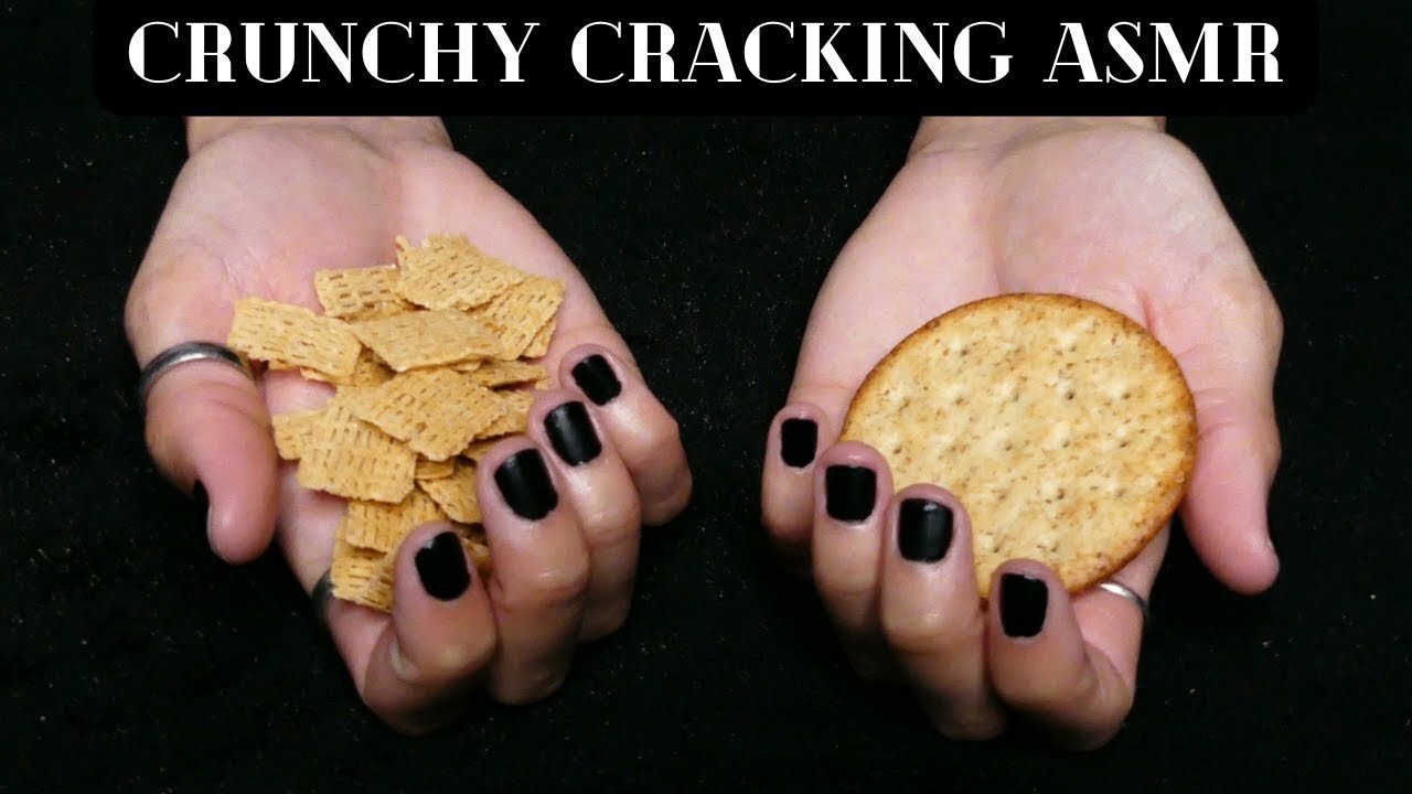 ASMR Crushing Crackers & More (no talking, cracking, snapping, crunching)