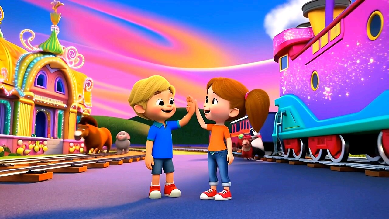 Magical Choo Choo Train Adventure | Animal Friends on a Journey