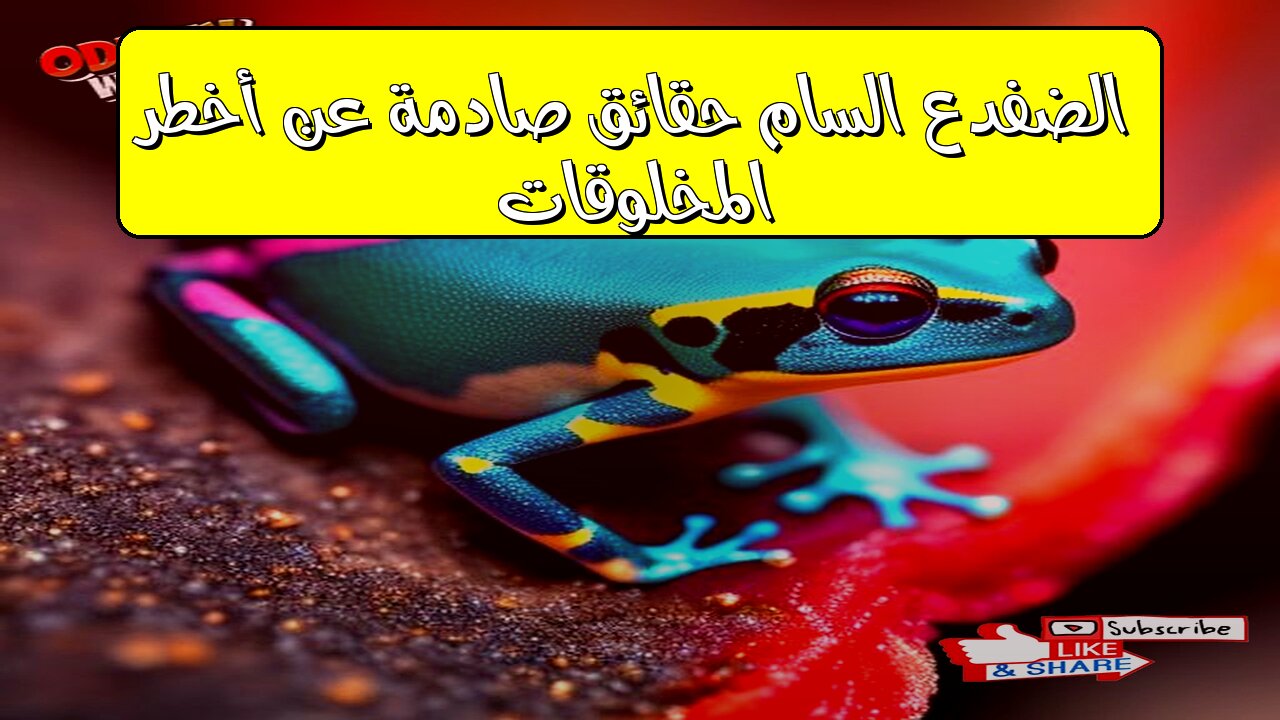 الضفدع السام: حقائق صادمة عن أخطر المخلوقات #حيوانات #سموم #طبيعة
