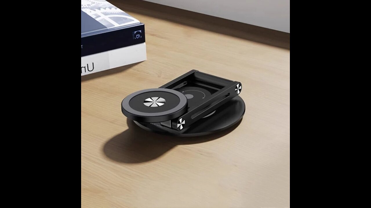 Alloy Magnetic Adsorption Rotating Folding Multi-angle Phone Stand