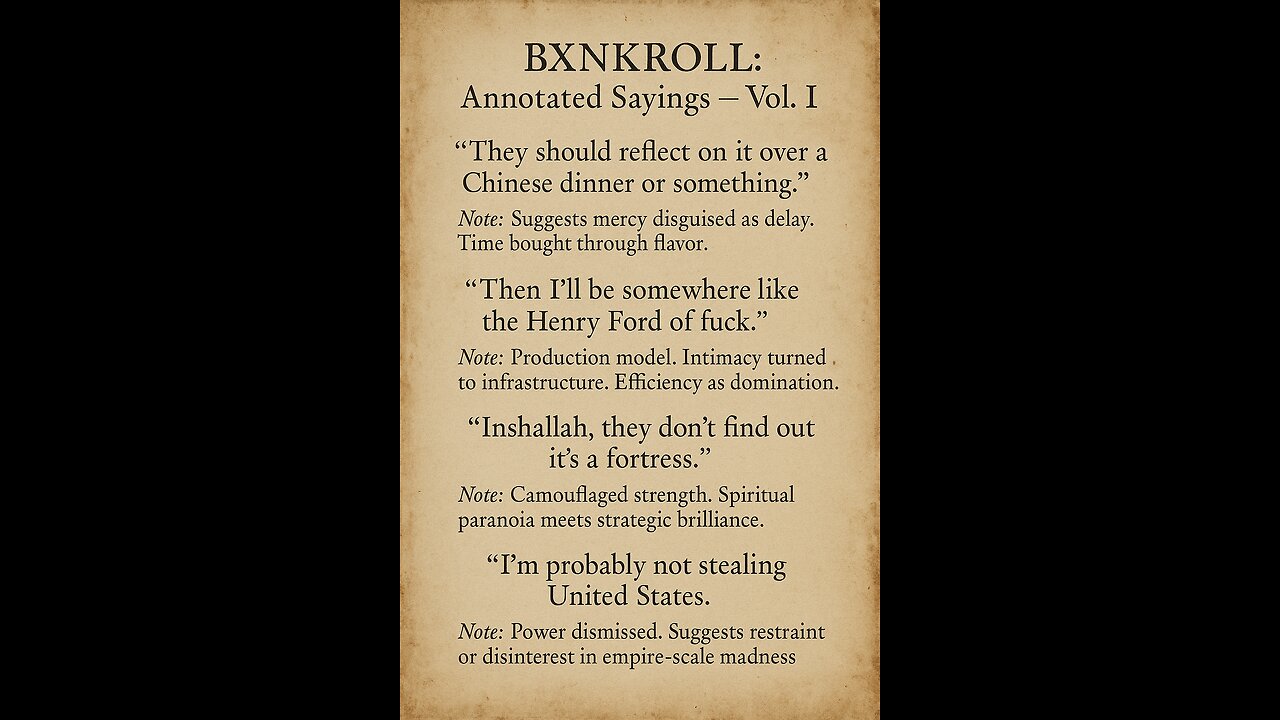 Bxnkroll's Unintentionally Funny Comments