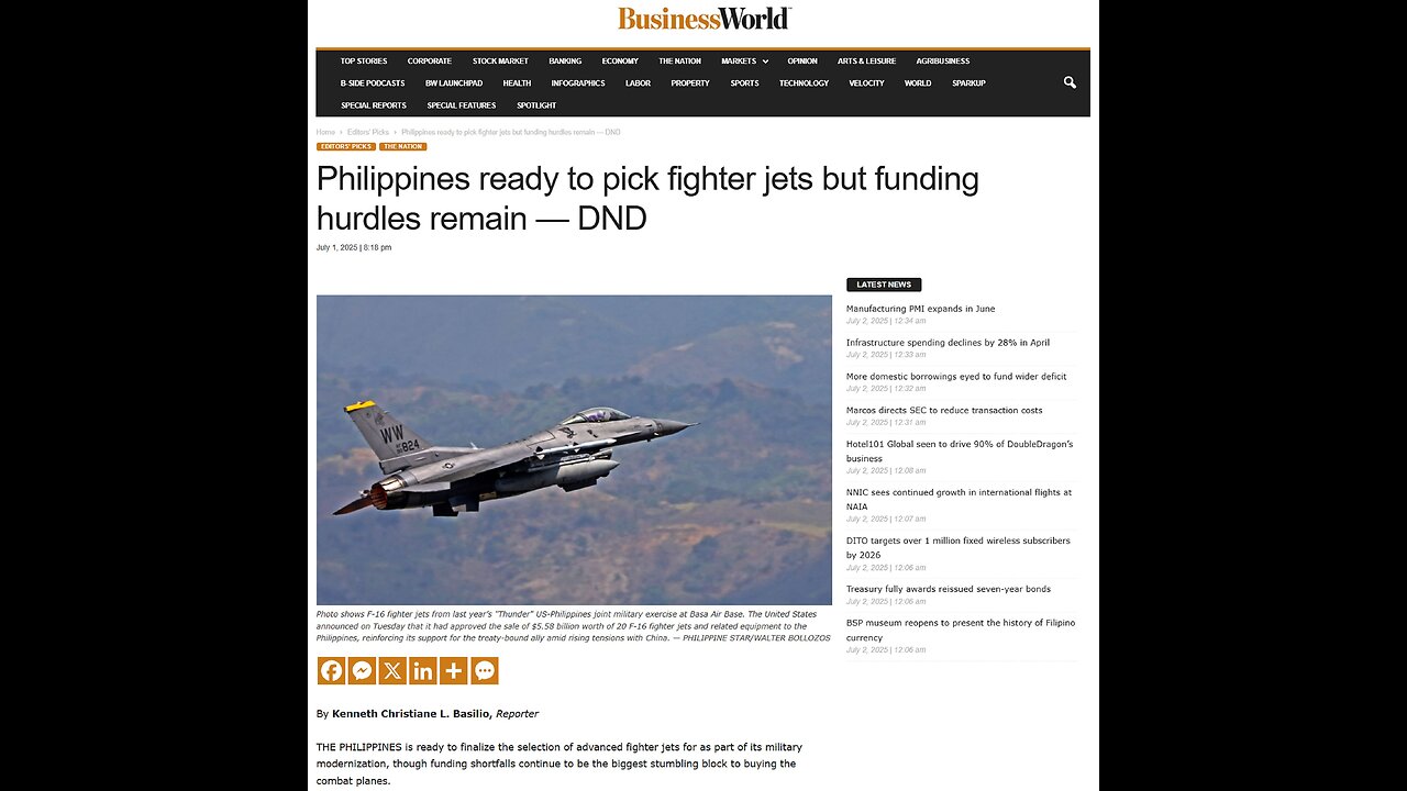 Philippine Gov't gives more Hints of getting Gripens after admitting it is seeking Swedish Loans