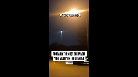 UFO’s for real