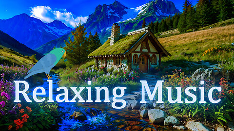 Relaxing Music with Bird & Water Sounds for Stress Relief and Calm