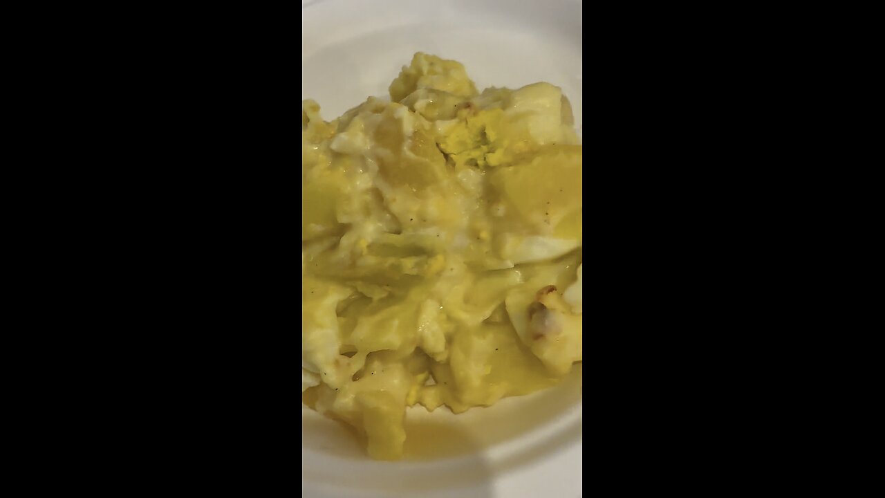 Tripe soup, potatoes and cabbage salad