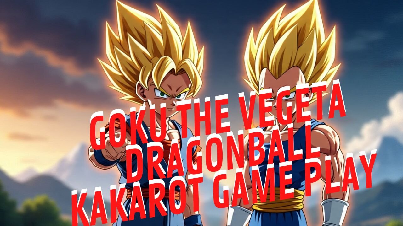 Dragonball Kakarot Goku the Vegeta ssj Red