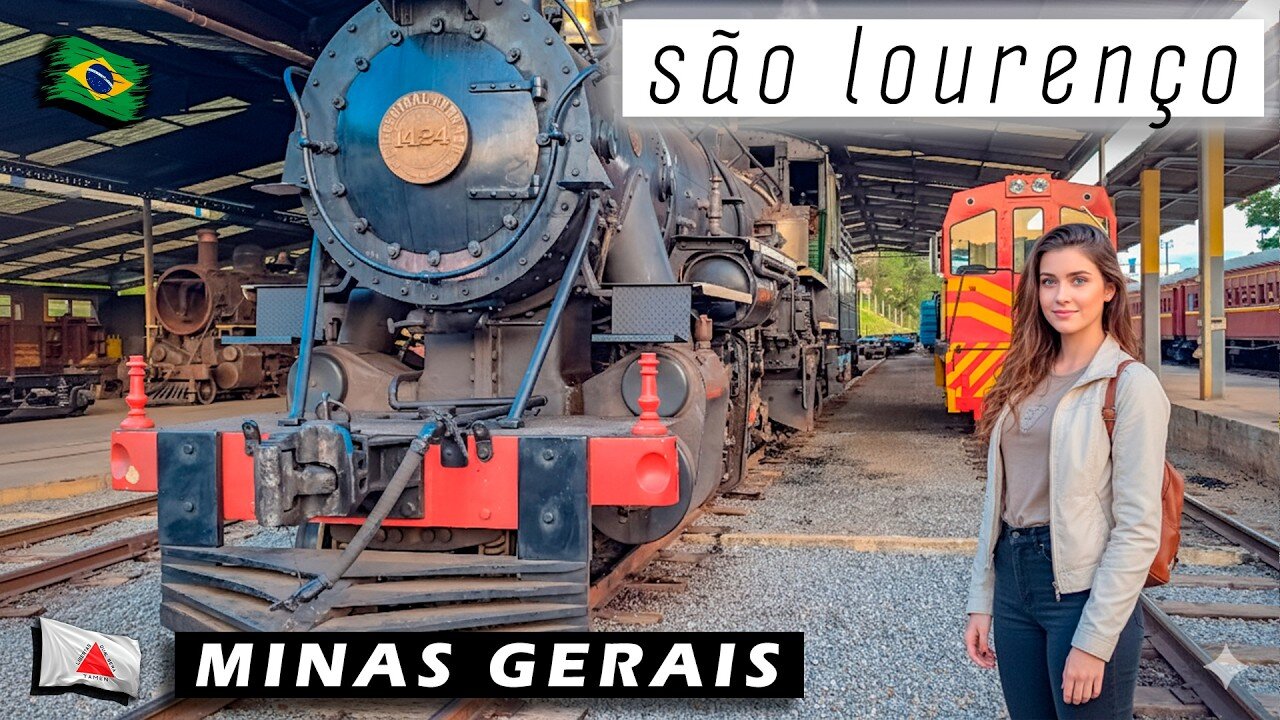 Walking in São Lourenço — Southern Minas Gerais, Brazil — 【 4K UHD 】